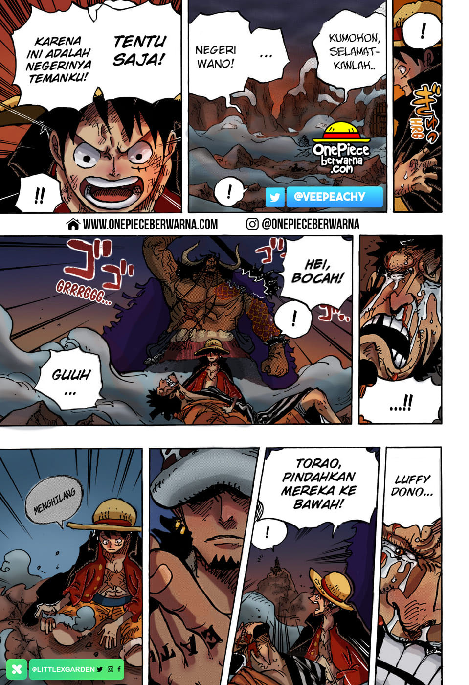 One Piece Berwarna Chapter 1000